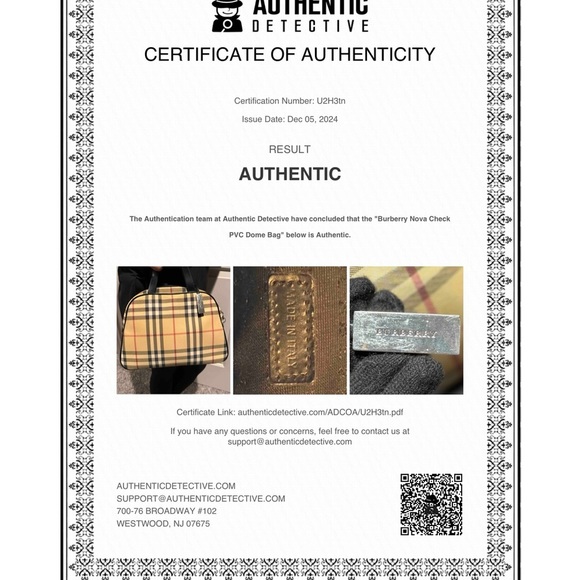 Burberry Nova Check Handbag PVC - Picture 16 of 16